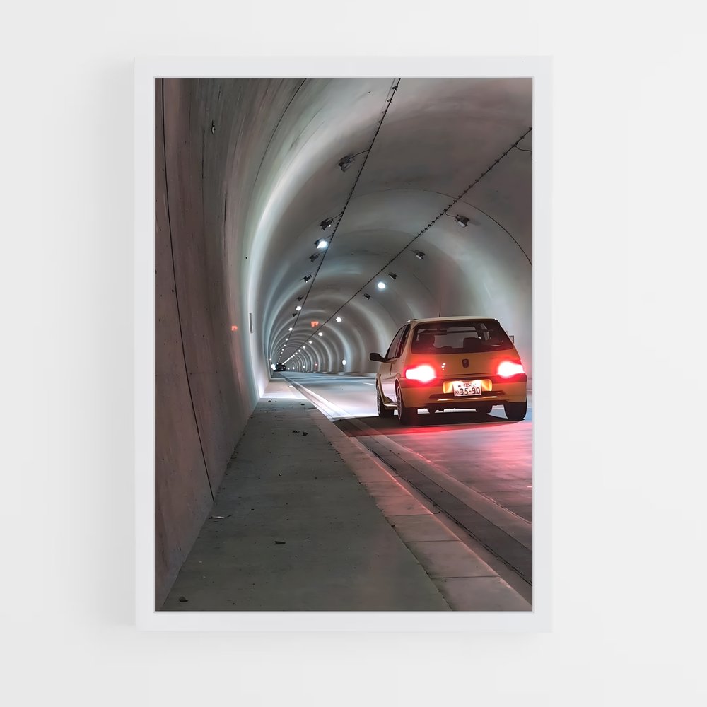 Poster Tunnel de Lumières – affiche Peugeot (vue 3)